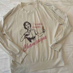 Champagne Graphic Sweatshirt